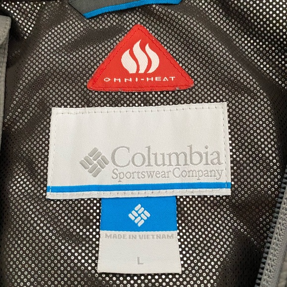 Columbia Omni-Heat Gray Puffer Jacket - Picture 2 of 5